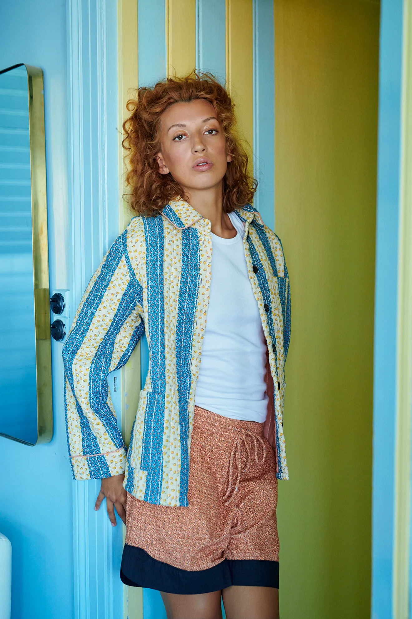 BETTY QUILTED JACKET - MULTI COLOUR - Image 3